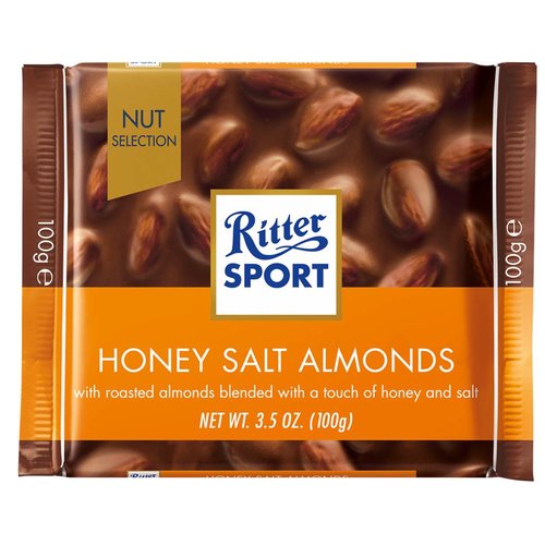 Ritter Sport Ritter Sport Honey Salt with Almonds 3.5 Ritter Sport Ritter Sport Honey Salt with Almonds 3.5