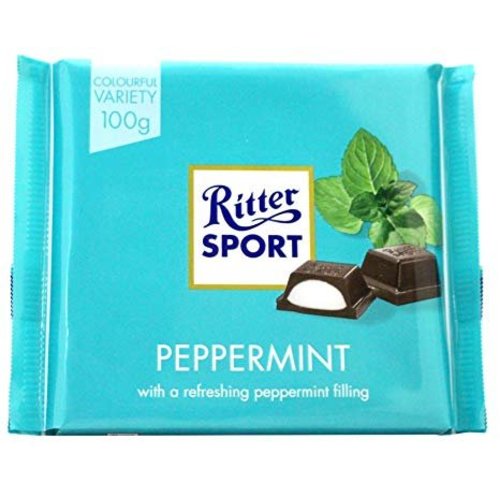 Ritter Sport Ritter Sport Dark Chocolate Peppermint Ritter Sport Ritter Sport Dark Chocolate Peppermint