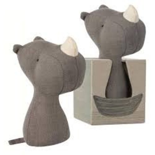 Maileg Maileg Noah's Friends, Rhino Rattle Maileg Maileg Noah's Friends, Rhino Rattle