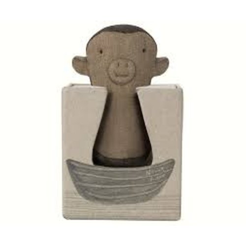Maileg Maileg Noah's Friends, Monkey Rattle Maileg Maileg Noah's Friends, Monkey Rattle