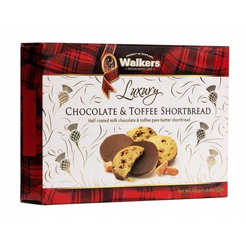 Walker's Shortbread Co. Walkers Luxury Chocolate & Toffee Shortbread Walker's Shortbread Co. Walkers Luxury Chocolate & Toffee Shortbread