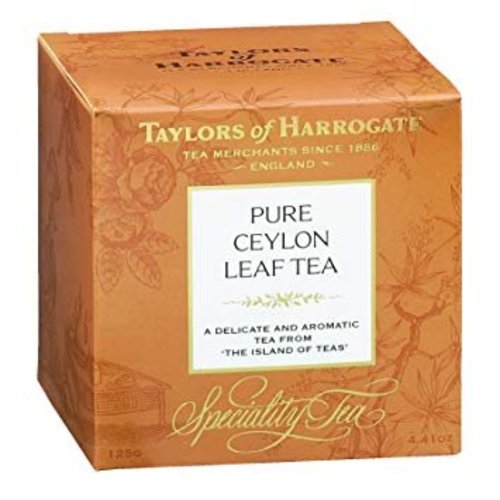Taylor's of Harrogate Taylor's of Harrogate Pure Ceylon Leaf Tea Box Taylor's of Harrogate Taylor's of Harrogate Pure Ceylon Leaf Tea Box