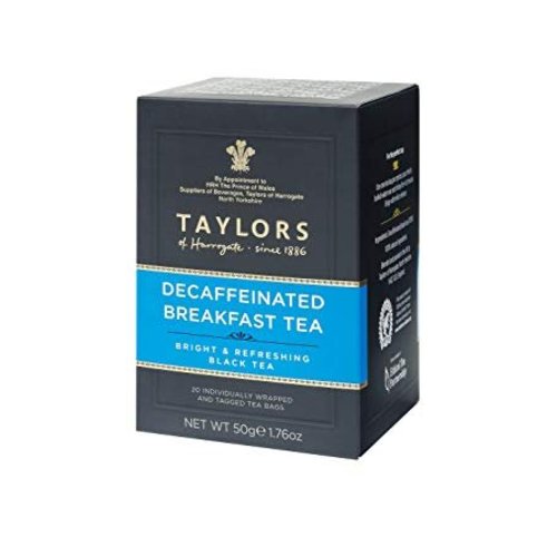 Taylor's of Harrogate Taylors of Harrogate Decaffeinated Breakfast Tea 20's Taylor's of Harrogate Taylors of Harrogate Decaffeinated Breakfast Tea 20's