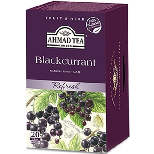 Ahmad Tea Ahmad Blackcurrant Refresh Herbal 20s Ahmad Tea Ahmad Blackcurrant Refresh Herbal 20s