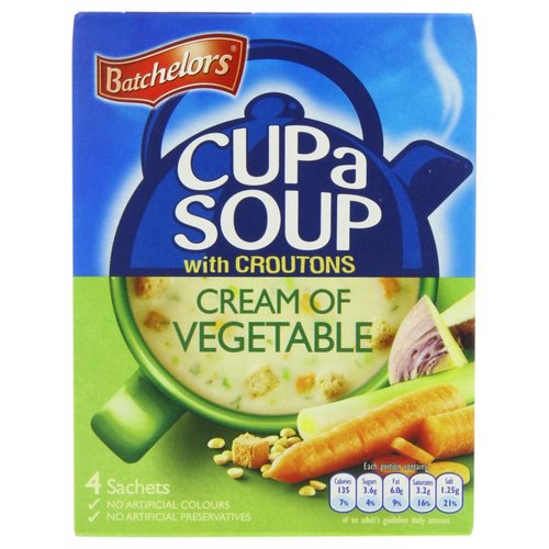 Batchelors Batchelor's Cup-a-Soup Cream of Vegetable Batchelors Batchelor's Cup-a-Soup Cream of Vegetable