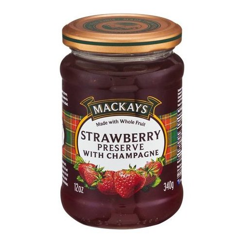 MacKays Mackays Strawberry Preserve with Champagne MacKays Mackays Strawberry Preserve with Champagne