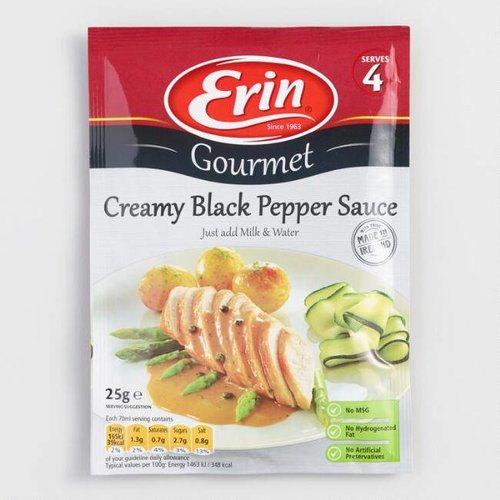 Erin Erin creamy black pepper sauce Erin Erin creamy black pepper sauce