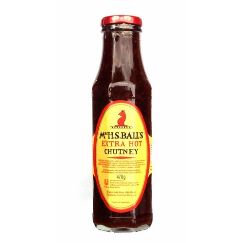 Mrs H.S. Balls Mrs. H.S. Balls Extra Hot Chutney Ekstra Sterk Blatjang Mrs H.S. Balls Mrs. H.S. Balls Extra Hot Chutney Ekstra Sterk Blatjang