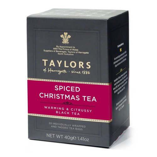 Taylors of Harrogate Taylors of Harrogate Spiced Christmas Tea 20s Taylors of Harrogate Taylors of Harrogate Spiced Christmas Tea 20s