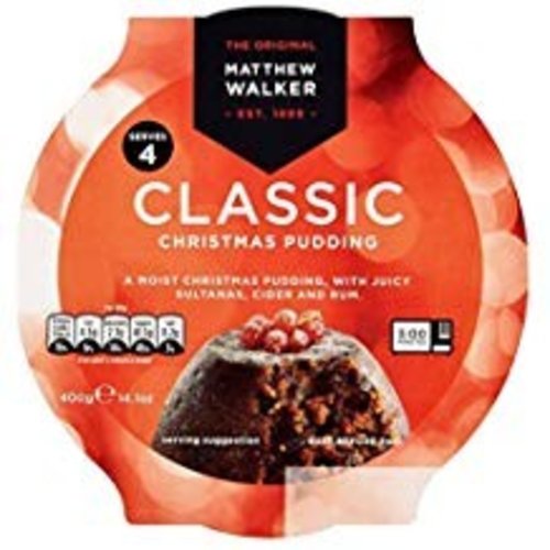 Matthew Walker Matthew Walker Classic Christmas Pudding 400g Matthew Walker Matthew Walker Classic Christmas Pudding 400g