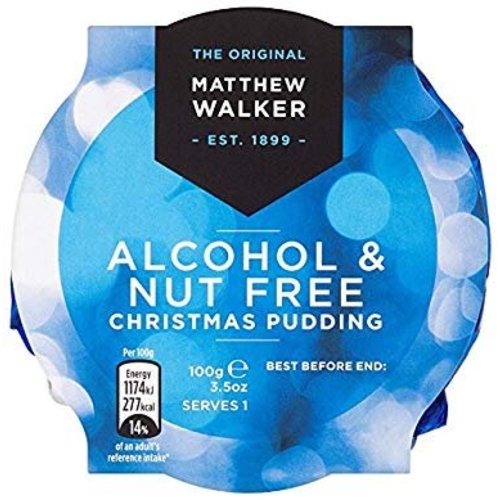 Matthew Walker Matthew Walkers Alcohol/Nut Free Christmas Pudding 100g Matthew Walker Matthew Walkers Alcohol/Nut Free Christmas Pudding 100g