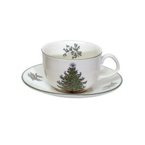 Cuthbertson Cuthbertson Christmas Tree Cup & Saucer Cuthbertson Cuthbertson Christmas Tree Cup & Saucer
