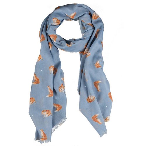 Wrendale Wrendale Designs The Artful Poacher Scarf Fox Wrendale Wrendale Designs The Artful Poacher Scarf Fox