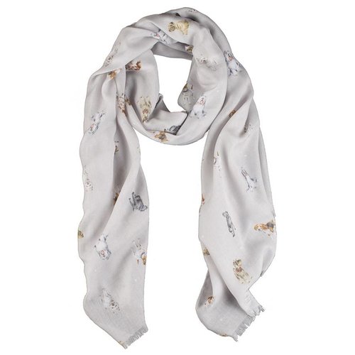 Wrendale Wrendale A Dog's Life Scarf Wrendale Wrendale A Dog's Life Scarf