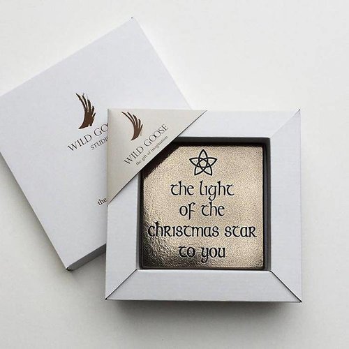 Wild Goose Wild Goose Wall Hanging "The Light of the Christmas Star" Wild Goose Wild Goose Wall Hanging "The Light of the Christmas Star"