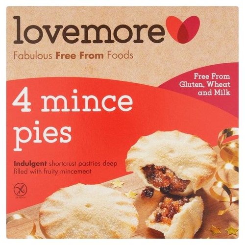 Lovemore Wheat & Gluten Free Mince Pies Lovemore Wheat & Gluten Free Mince Pies