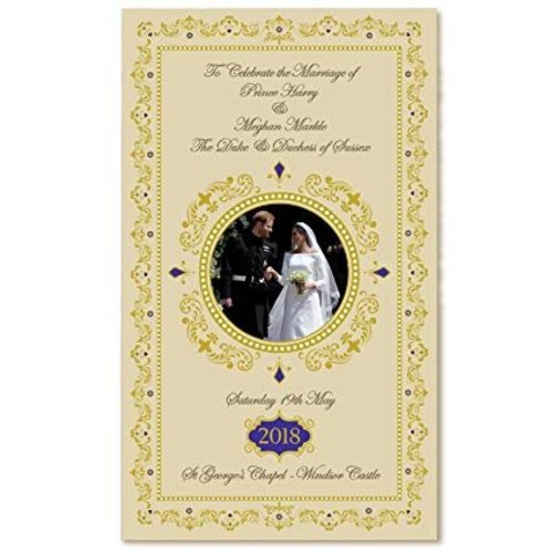 Elgate Harry & Meghan Royal Wedding Commemorative Tea Towel Elgate Harry & Meghan Royal Wedding Commemorative Tea Towel