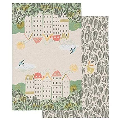 Danica Studio Danica Houses & Animals Dishtowel Hill and Dale Danica Studio Danica Houses & Animals Dishtowel Hill and Dale