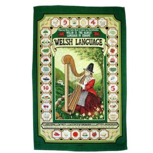 Samuel Lamont Welsh Language Tea Towel Samuel Lamont Welsh Language Tea Towel