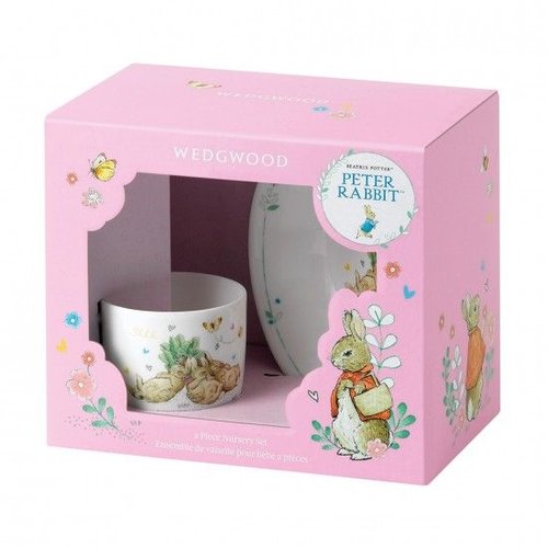 Peter Rabbit Wedgwood Refresh Peter Rabbit 2pc Set Pink Peter Rabbit Wedgwood Refresh Peter Rabbit 2pc Set Pink