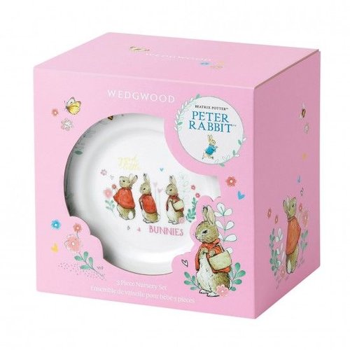 Peter Rabbit Wedgwood Peter Rabbit Refresh 3 Pc Set Pink Peter Rabbit Wedgwood Peter Rabbit Refresh 3 Pc Set Pink