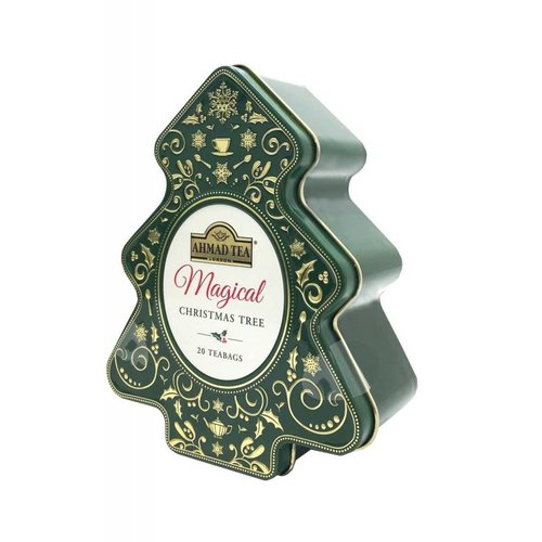 Ahmad Tea Ahmad Magical Christmas Tree Tea Bags Tin Ahmad Tea Ahmad Magical Christmas Tree Tea Bags Tin