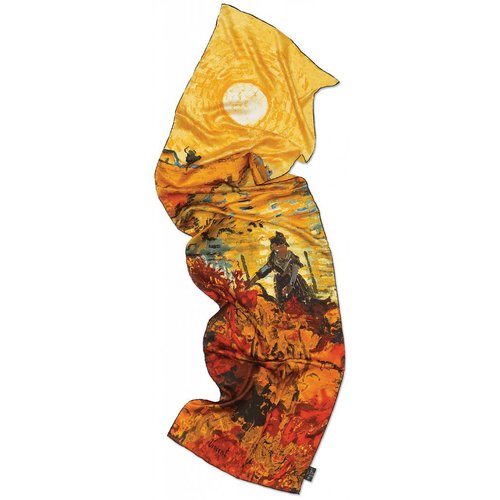 Van Gogh Red Vineyard Silk Scarf Van Gogh Red Vineyard Silk Scarf