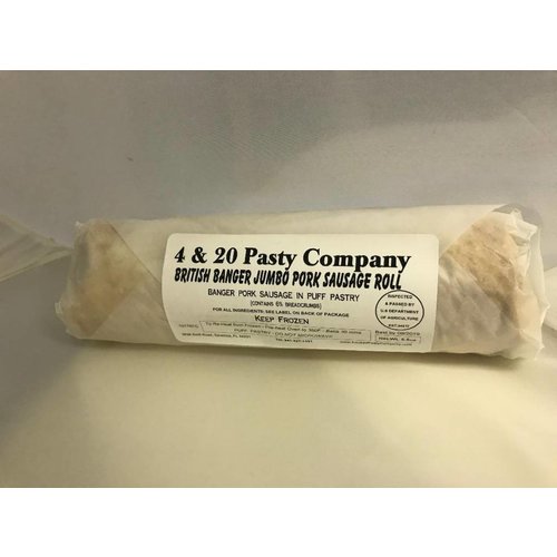 Four and Twenty Pasty Co-British Banger Sausage Roll Four and Twenty Pasty Co-British Banger Sausage Roll