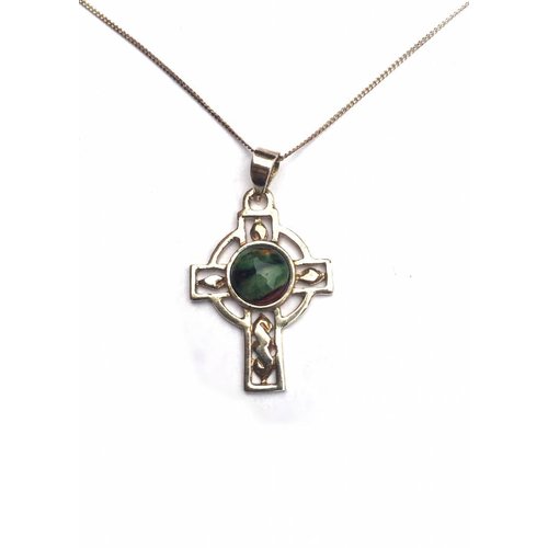 Heathergems Heathergems Celtic Cross Silver Pendant SP401 Heathergems Heathergems Celtic Cross Silver Pendant SP401