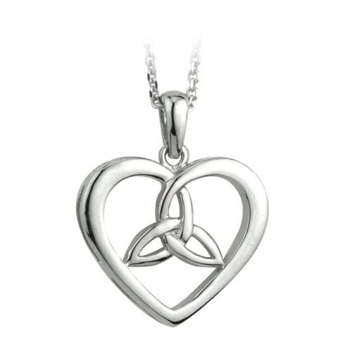 Solvar Solvar Sterling Silver Celtic Knot Heart Necklace Solvar Solvar Sterling Silver Celtic Knot Heart Necklace