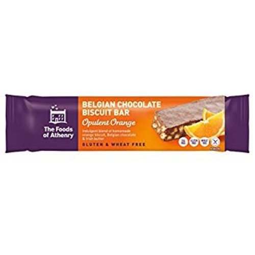 Foods of Athenry Belgian Chocolate Biscuit Bar - Opulent Orange Foods of Athenry Belgian Chocolate Biscuit Bar - Opulent Orange