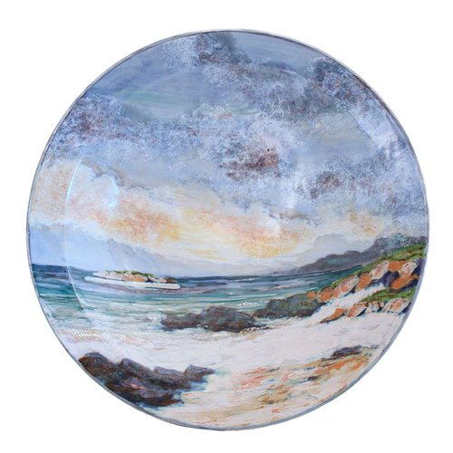 Highland Stoneware Highland Stoneware Presentation Bowl Seascape Highland Stoneware Highland Stoneware Presentation Bowl Seascape