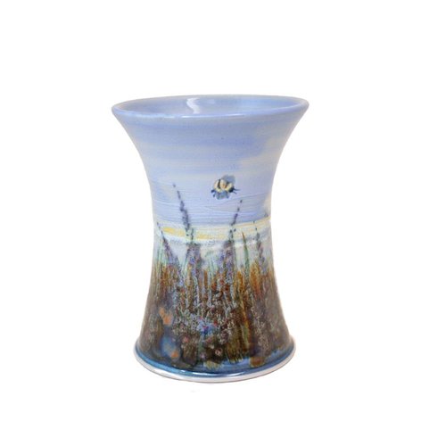 Highland Stoneware Highland Stonware Small Cylinder Vase Heather Highland Stoneware Highland Stonware Small Cylinder Vase Heather