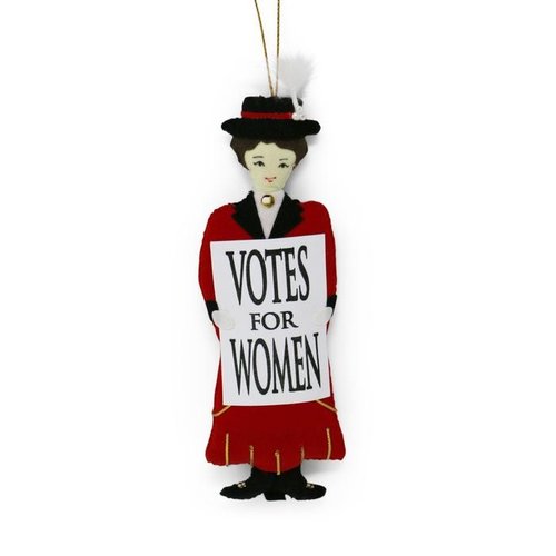 St. Nicolas St. Nicolas Votes for Women Red Suffragette Barbara Ornament St. Nicolas St. Nicolas Votes for Women Red Suffragette Barbara Ornament