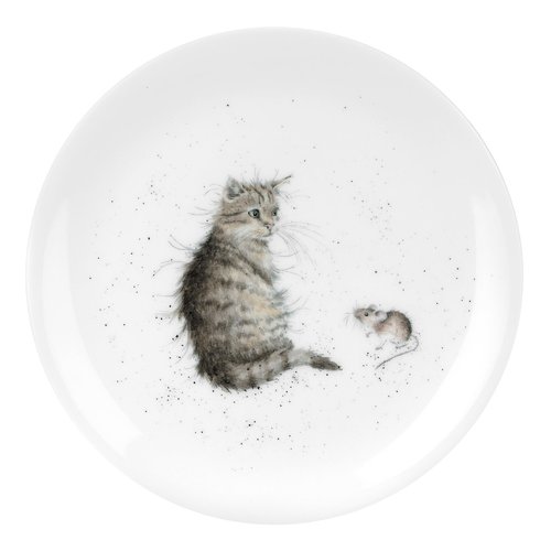 Wrendale Wrendale Cat & Mouse Plate Wrendale Wrendale Cat & Mouse Plate