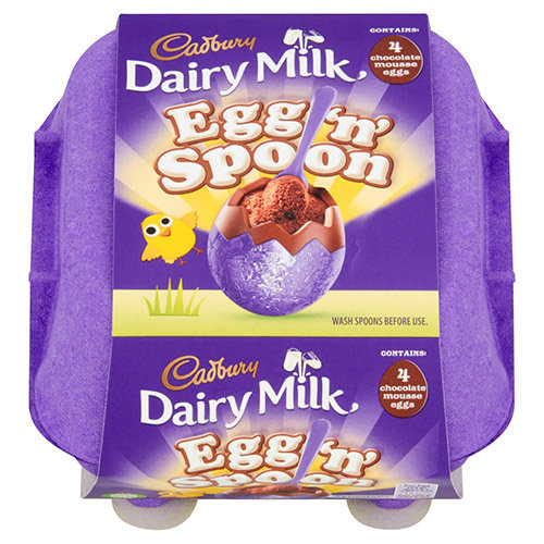 Cadbury Cadbury Egg & Spoon Double Chocolate 4pack Cadbury Cadbury Egg & Spoon Double Chocolate 4pack