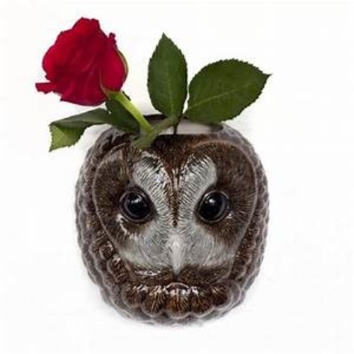 Quail Ceramics Quail Tawny Owl Wall Vase Quail Ceramics Quail Tawny Owl Wall Vase