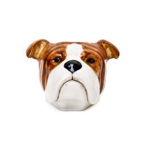 Quail Ceramics Quail English Bulldog Face Egg Cup Quail Ceramics Quail English Bulldog Face Egg Cup