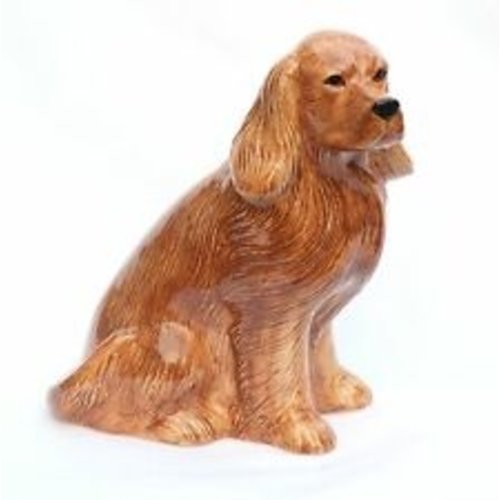 Quail Ceramics Quail Cocker Spaniel Figures Golden Quail Ceramics Quail Cocker Spaniel Figures Golden
