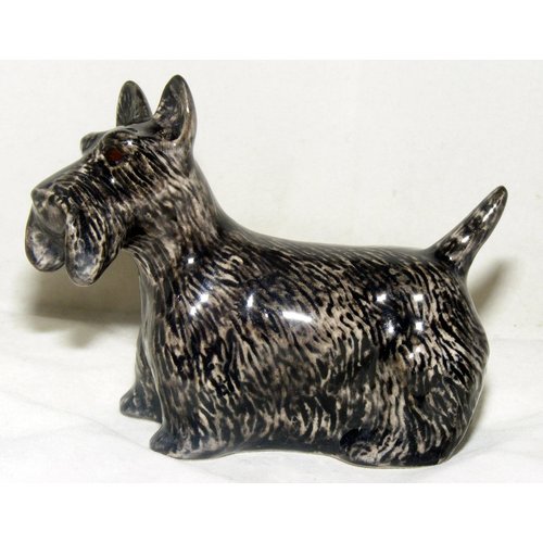 Quail Ceramics Quail Scottie Dog Figurine Quail Ceramics Quail Scottie Dog Figurine