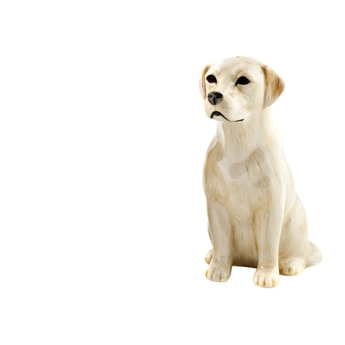Quail Ceramics Quail Golden Labrador Figure Quail Ceramics Quail Golden Labrador Figure