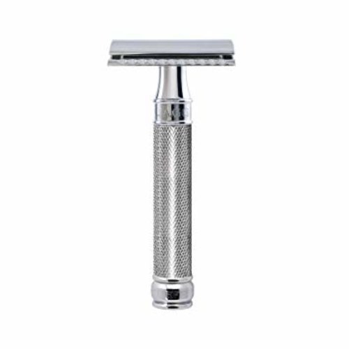 Edwin Jagger Edwin Jagger Double Edge Safety Razor Knurled Effect Handle Edwin Jagger Edwin Jagger Double Edge Safety Razor Knurled Effect Handle