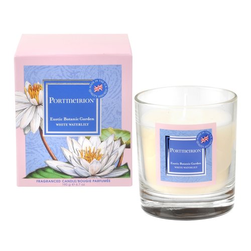 Portmeirion Portmerion White Waterlily Candle Portmeirion Portmerion White Waterlily Candle