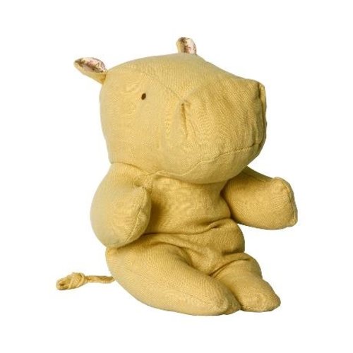 Maileg Maileg Safari Friends Small Hippo-Lime Yellow Maileg Maileg Safari Friends Small Hippo-Lime Yellow