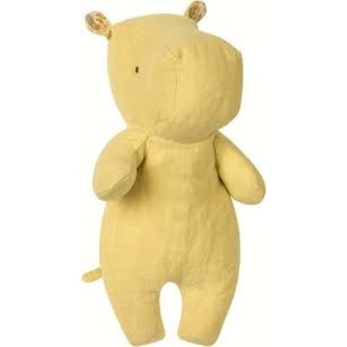 Maileg Maileg Safari Friends Medium Hippo-Lime Yellow Maileg Maileg Safari Friends Medium Hippo-Lime Yellow