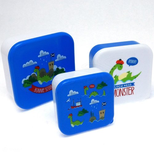 Bonnie Scotland Set of 3 Lunchboxes Bonnie Scotland Set of 3 Lunchboxes