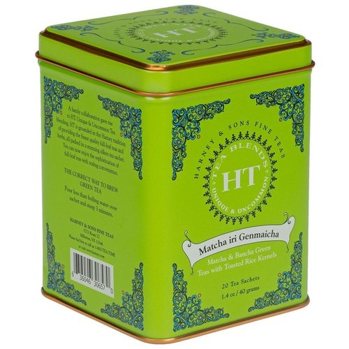 Harney & Sons Harney & Sons Matcha iri Genmaicha 20s Tin Harney & Sons Harney & Sons Matcha iri Genmaicha 20s Tin