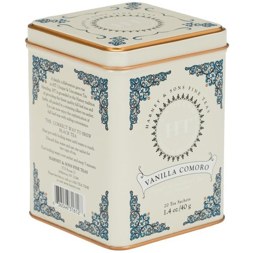 Harney & Sons Harney & Sons Vanilla Comoro 20s Tin Harney & Sons Harney & Sons Vanilla Comoro 20s Tin