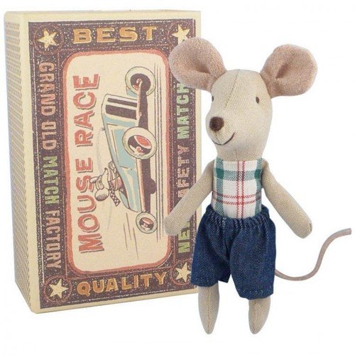 Maileg Mouse Race Little Brother in Box Maileg Mouse Race Little Brother in Box
