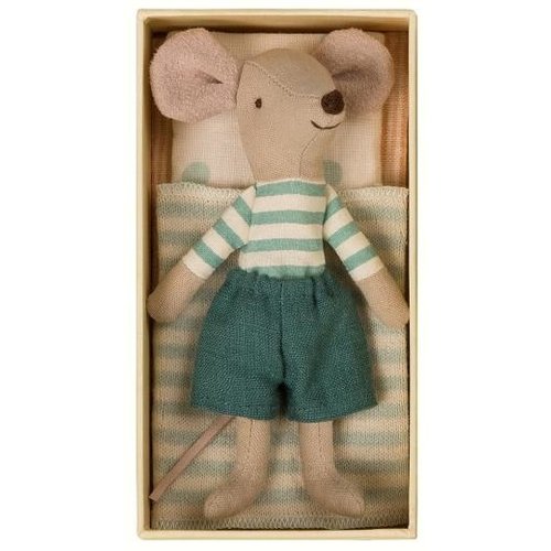 Maileg Maileg Little Brother Mouse in Box Maileg Maileg Little Brother Mouse in Box